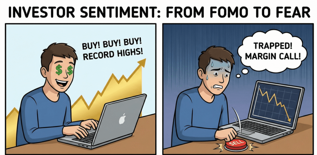 Investor Sentiment: From FOMO to Fear