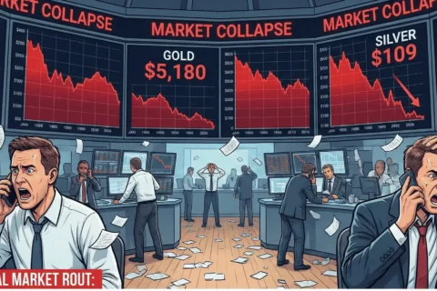 Brutal Market Rout: Gold and Silver Prices Collapse in an Exceptionally Volatile Session